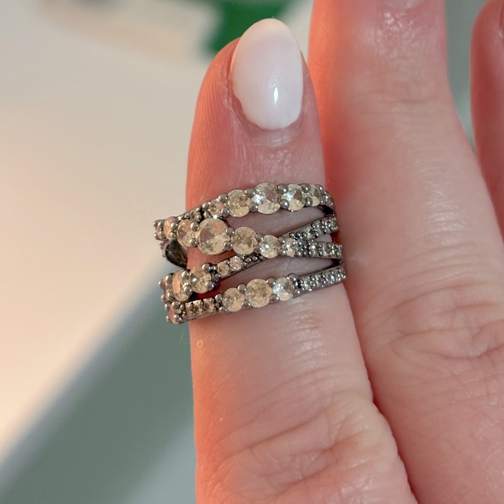 BOMB PARTY BP OG RING 2025 | SIZE 7 | “TANGLED TRUTHS” | Lemon on Hematite